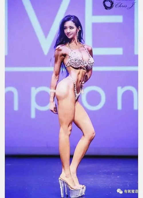 韩国新晋健美模特,长相甜美,好一个肌肉芭比