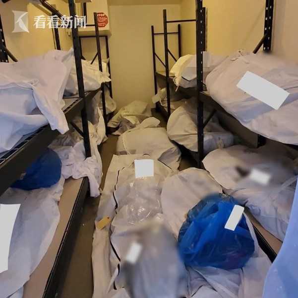 尸体直接坐扶手椅上 CNN 急诊室堆满遗体变尸房