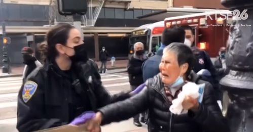 华裔奶奶遭当街殴打,她拼死反揍白男 为反亚裔歧视战斗到死