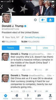 特朗普twitter怒批中国南海政策,美国网友炸了