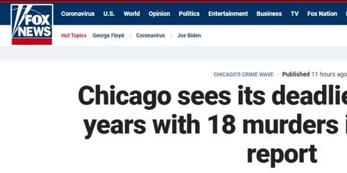 24小时18起命案,芝加哥迎60年来 最致命一天