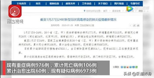 全国累计确诊病例4515例,正在接受医学观察