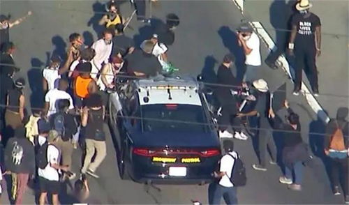 我喘不上气 ,美国黑人遭白人警察锁喉致死引发大规模抗议