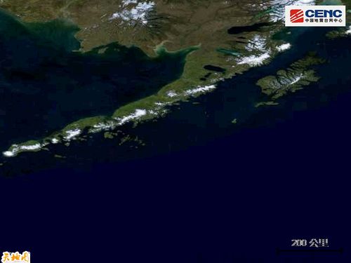 突发强震 美国阿拉斯加州以南海域发生8.1级地震,震源深度10千米