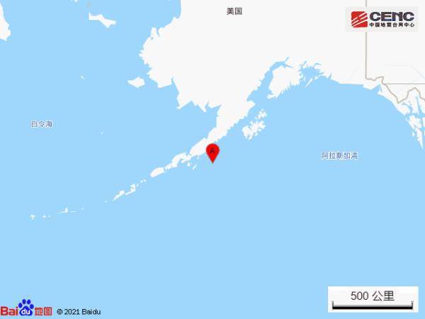 8.1级地震发生在美国阿拉斯加州以南海域