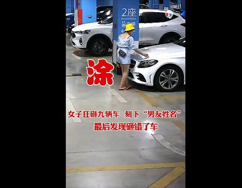 平洲一女士在停车场狂砸9辆汽车 狂砸后还说让我男朋友赔 但结果... 