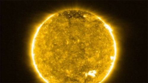 壮观 人类史上最近距离拍摄的太阳照片 能看到太阳耀斑的 小亲戚