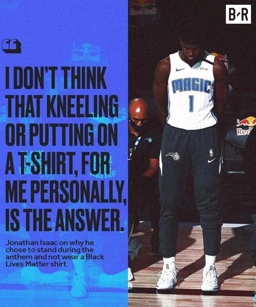 NBA集体下跪抗议 23岁小将却拒绝下跪 这才是有脑子的球员