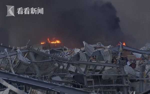 视频 黎巴嫩爆炸致30万人无家可归 民众生计恐成问题