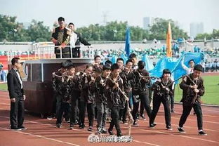 会玩儿 杭州一中学运动会开幕式玩穿越,这真的只是场运动会