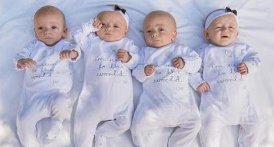 1对姐妹生下2对双胞胎,护士 4个孩子的爸爸都是同一个人