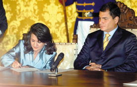厄瓜多尔总统任命新国防部长 