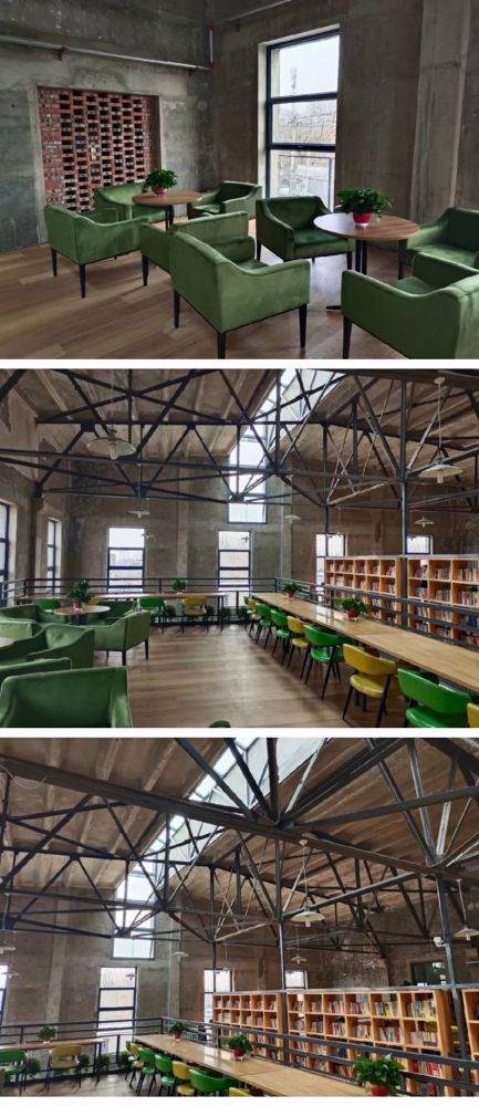 惊艳 呼市这所高校将锅炉房改造成图书馆,精美设计,各式涂鸦