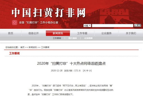 扫黄打非 10大热点网络话题来了, 国内版N号房 事件等上榜 