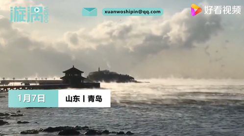 专家解读青岛海浩奇观 只有在极寒天气中才会出现