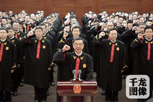 最高人民法院首批员额法官进行宪法宣誓 图