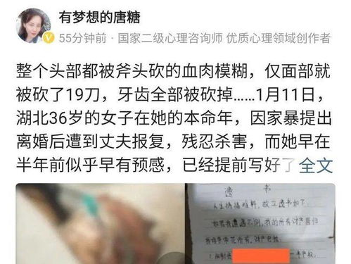 女子遭家暴起诉离婚被丈夫砍杀什么情况 案件细节曝光让人不寒而栗