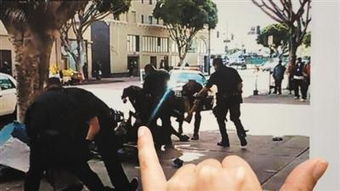 洛杉矶警察被曝射杀流浪汉警方 他想夺枪
