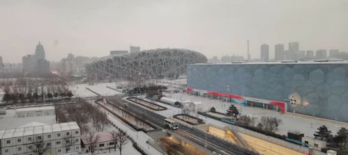 北京飘雪 道路结冰黄色预警,出门注意