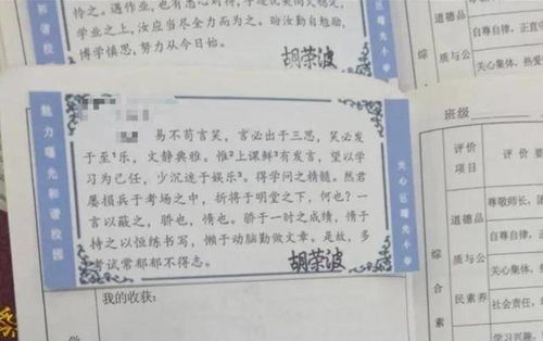 超用心 95后语文老师给学生写文言文评语,一不小心成网红