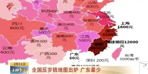 全国压岁钱地图出炉 丹阳人均至少这个数 更扎心的是