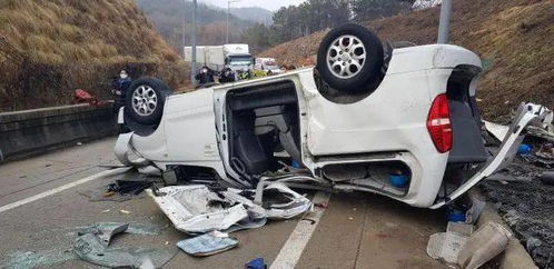 突发 韩国车祸,中国公民6死4伤 行车记录仪拍下车祸恐怖瞬间 