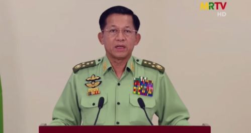 快讯 政局惊变以来,缅甸国防军总司令敏昂莱首次发声 将举行选举,把权力交给获胜者