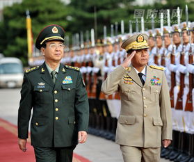 房峰辉与缅甸国防军总司令举行会谈 