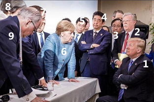 被火爆刷屏的这张G7峰会照片中都有谁 有何小九九 