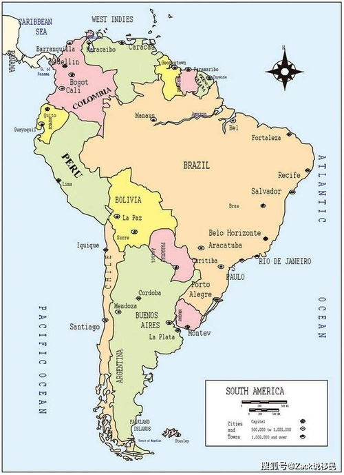 南美洲有哪些国家?12个独立国家,其中两个有争议 南美洲有哪些国家组成