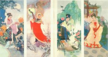 中国古代的四大美女,看看他们长什么样 中国古代的四大美男子是哪些人
