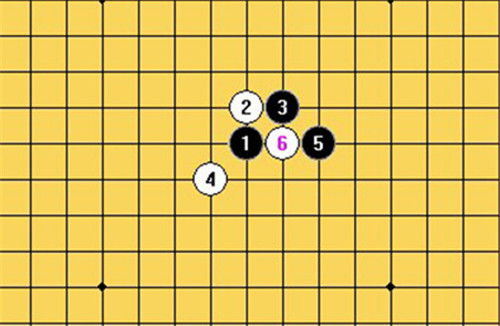 五子棋开局6步必胜下法图片 五子棋先手必胜技巧讲解 