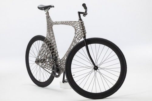 世界第一辆3D打印不锈钢单车 