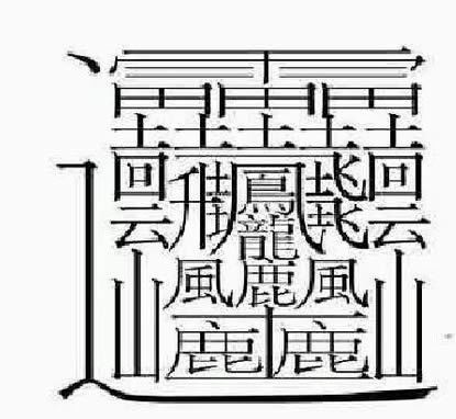 中国笔画最多的汉字盘点 笔画比较多的字排行榜