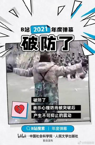 B站弹幕总量破100亿,2021年度弹幕 破防了