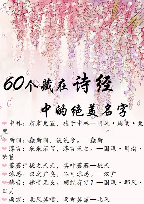 诗经取美名,好运伴一生,60个来自诗经中美好名字 