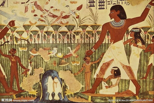 少儿创意美术课题 埃及壁画 ,感受浓郁的异域风情