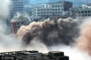 郑州36栋楼爆破 轰然倒塌如美国大片 