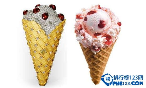 世界上最贵的冰淇淋,价值677万人民币的甜筒