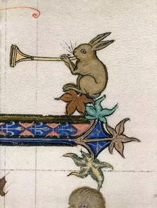 我想在中世纪画这些复仇暴力兔的画家心中为自己的创造力感到高兴