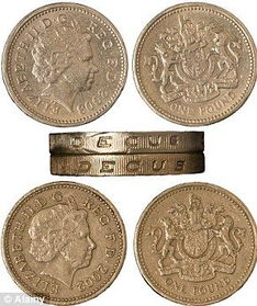 英国1英镑硬币造假严重 考虑重新发行新币 