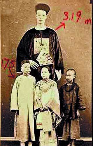 清朝巨人身高3.19米,用身高赚钱,还娶了一个英国老婆