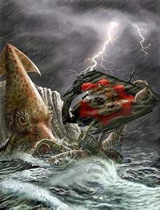 北海巨妖 北欧神话中的海怪