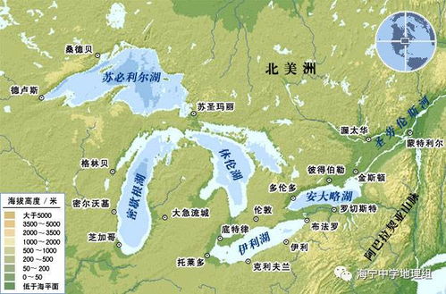019 世界上面积最大的淡水湖群 北美洲五大湖淡水湖群 