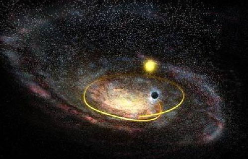 银河系中心也存在巨型黑洞,其位置在人马座A 附近