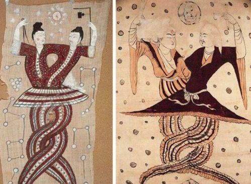 中国古代伏羲女娲交尾图,和其他古文明传说极为相似,是巧合吗
