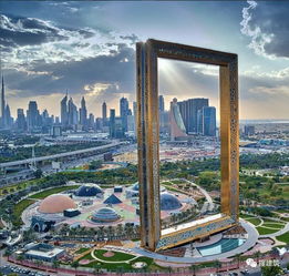 惊 土豪迪拜花3个亿建个 大相框 有钱人的世界凡人不懂