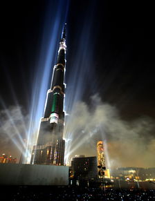 世界第一高楼迪拜塔正式启用 