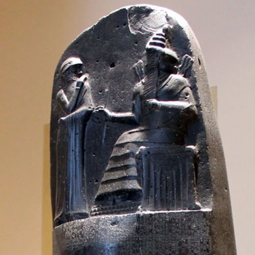 汉谟拉比法典 古巴比伦王国 伊拉克 雕塑作品欣赏 七十八