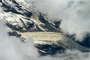 西藏雪山高空拍到两条真龙,西藏龙藏身在冰川之中